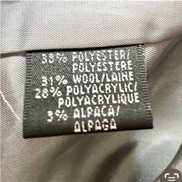 Lafayette 148 Silver Jacquard Brocade Wool Alpaca Blend Pencil Skirt Size 4 - Picture 9 of 11